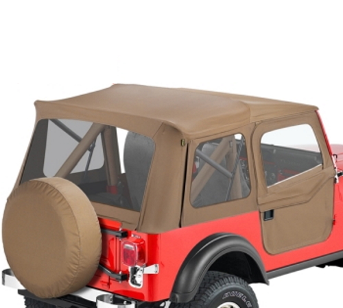Jeep CJ CJ7 Supertop Softtop Verdeck inkl. teilbare Türen Spice Denim Bestop 80-86