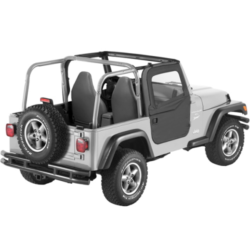 Jeep Wrangler TJ Satz teilbare Türen Supertop Doors Black Denim Bestop 96-06