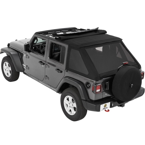 Jeep Wrangler JL 4türer Trektop NX Verdeck Softtop Bestop Black Twill Bestop 18-