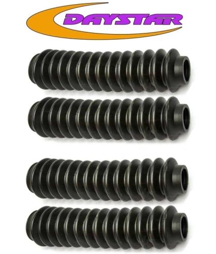 Jeep 4er Set Universal Manschette Stoßdämpfer Stoßdämpfermanschette Staubmanschette schwarz