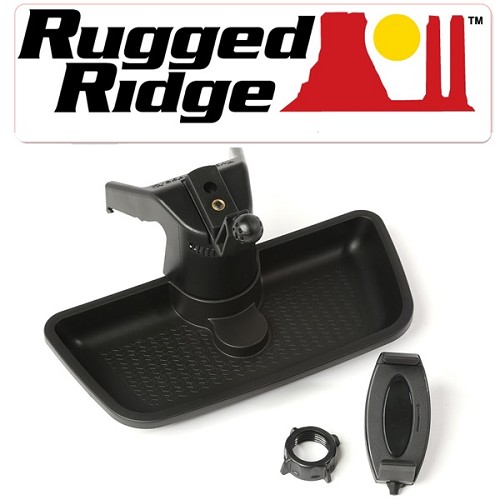 Jeep Wrangler JK Konsole Armaturenbrett Ablage mit Handyhalter Navihalter Rugged Ridge 11-18