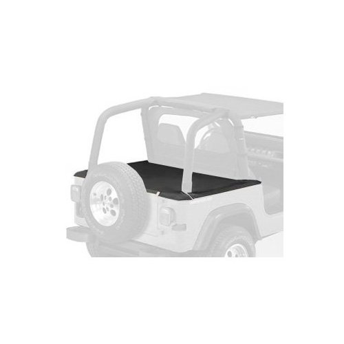 Jeep Wrangler YJ Duster Deck Cover Abdeckung Laderaum Hardtop Model schwarz Bestop 92-95