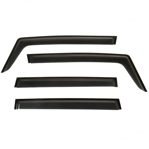 Jeep Renegade BU Set Windabweiser 4teilig schwarz matt Fensterblenden 15-18