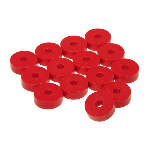 Jeep CJ CJ5 CJ6 Bodyauflage Karosserieauflage Set Auflage Gummis Karosserie Standard rot Prothane 55-73