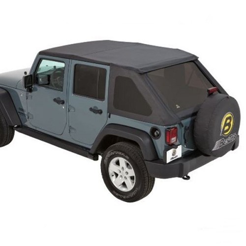 Jeep Wrangler JK 4türer Satz getönte Scheiben für Trektop NX Black Diamond Bestop 07-18