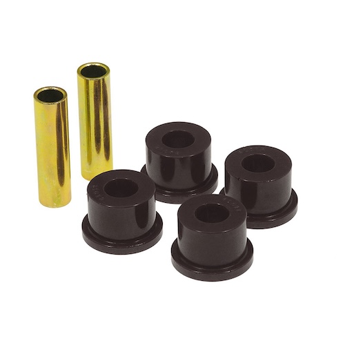 Jeep Cherokee XJ Polyurethan Schäkelbuchsen Set für ein Federgehänge Blattfeder hinten schwarz Prothane 84-01