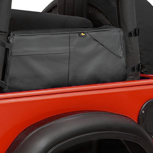 Jeep Wrangler YJ Stautasche Seitentasche Saddle Bag Black Denim Bestop 92-95