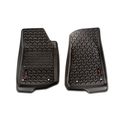 Jeep Wrangler JL & Gladiator JT Set Fußmatten Gummimatten vorne All Terrain Rugged Ridge 18-
