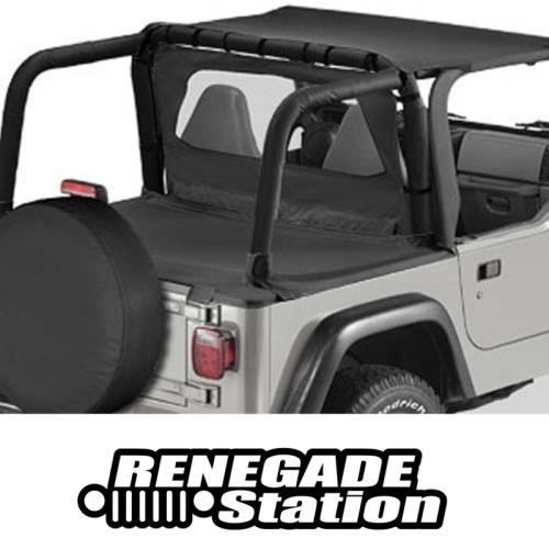 Jeep Wrangler TJ Windjammer Windschott Black Denim Bestop 96-02
