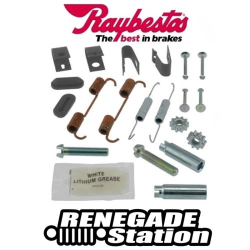 Jeep Wrangler TJ Bremsenkleinteile Federn Satz Handbremse Scheibenbremse hinten Raybestos 03-06