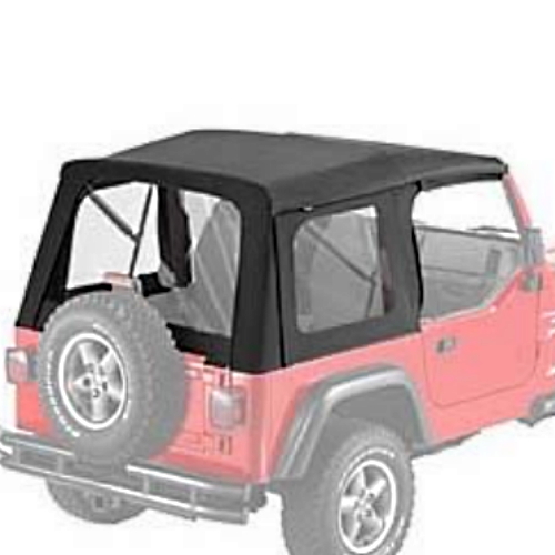 Jeep Wrangler TJ Ersatz Verdeck Hülle Black Denim Bestop 97-02