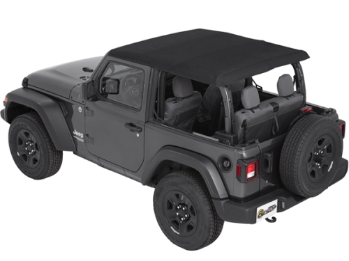 Jeep Wrangler JL 2türer Trektop NX Verdeck Softtop Bestop Twill Textil 3-lagig Bestop 18-