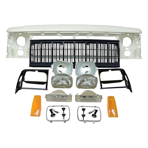 Jeep Cherokee XJ Frontmaske Kühlergrill und Scheinwerfer Kit