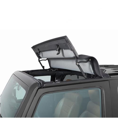 Jeep Wrangler JK Sunrider Verdeck Hardtop Black Twill Textil 3-lagig Bestop 07-18