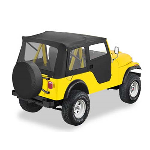Jeep CJ5 Supertop Softtop Verdeck inkl. teilbare Türen Black Denim Bestop 55-75