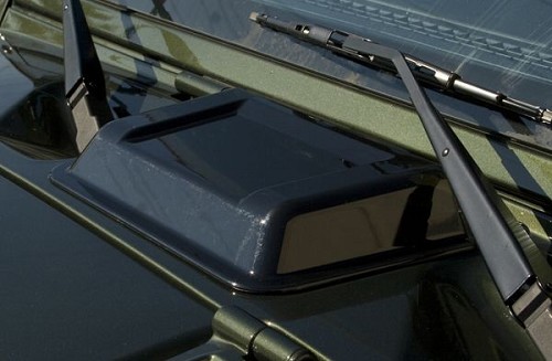 Jeep Wrangler TJ JK Airscoop Kunststoff Lüftungsgitter Hutze Rauchglas 98-18