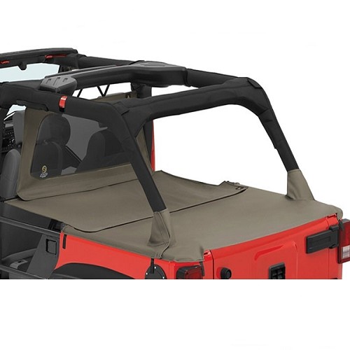 Jeep Wrangler JK 4türer Duster Abdeckung Verlängerung Khaki Diamond Bestop 07-18