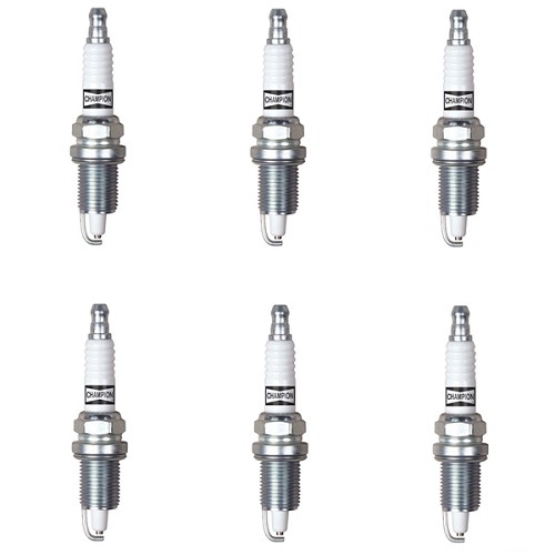 Jeep CJ 4,2 ltr. 6er Set Zündkerzen Spark Plug Champion 80-86