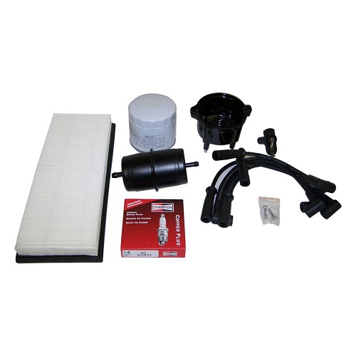 Jeep Wrangler YJ 2,5 ltr. Inspektionssatz Inspektionskit Luftfilter Ölfilter Zündkerze usw. 94-95