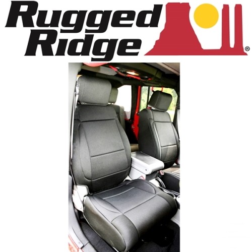 Jeep Wrangler JK Satz Sitzbezüge Sitzbezug Sitzschoner vorne Neopren schwarz 11-14