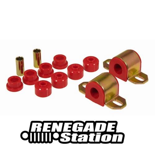 Jeep Cherokee XJ Polyurethan Stabigummi Set Stabibuchsen vorne rot Ø 23mm Prothane 84-01