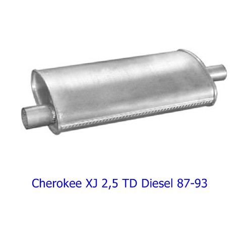 Jeep Cherokee XJ 2,5 ltr. Turbo Diesel Auspuff Endtopf Schal