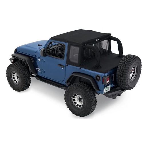 Jeep Wrangler JL 2türer Halftop Verdeck Black Diamond Bestop 18-