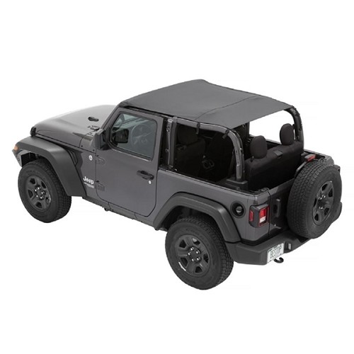 Jeep Wrangler JL 2türer Header Bikini Top Safari Style Black Diamond Bestop 18-