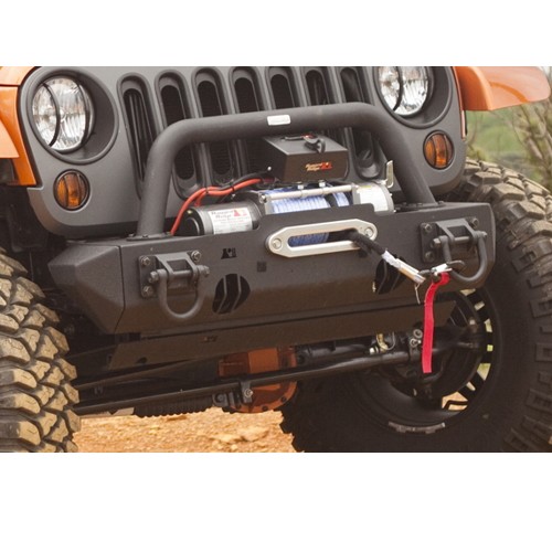 Jeep Wrangler JK XHD Modul Set Stoßstangenecken kurz Stoßfänger vorne Rugged Ridge 07-18