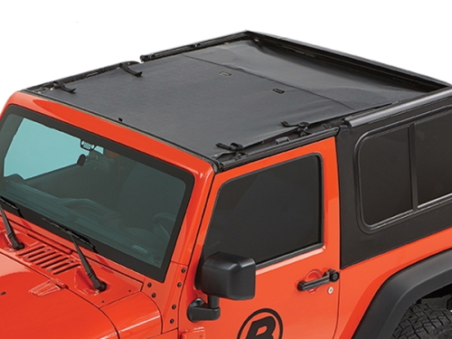 Jeep Wrangler JK 2türer Sun Bikini Top Safari Style Black Diamond Bestop 07-17
