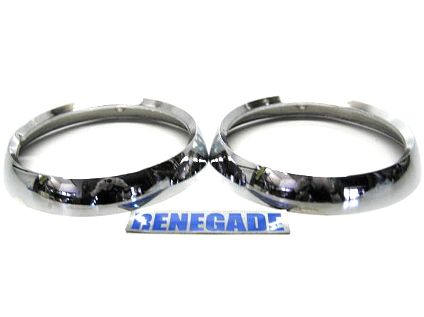 Jeep CJ Scheinwerferrahmen Rahmen Scheinwerfer Set links und