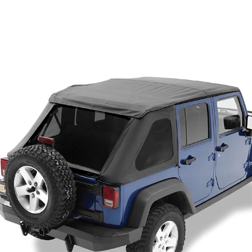 Jeep Wrangler JK 4türer Ersatz Verdeckhülle für Trektop NX Verdeck Black Diamond Bestop 07-18