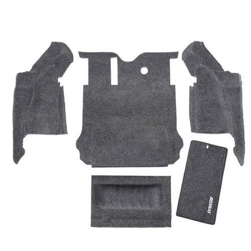 Jeep Wrangler JK 4türer Teppich Set hinten Kofferraum mit He