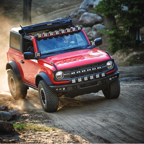 Ford Bronco 2türer Sunrider Verdeck Hardtop Black Twill Textil 3-lagig Bestop 21-