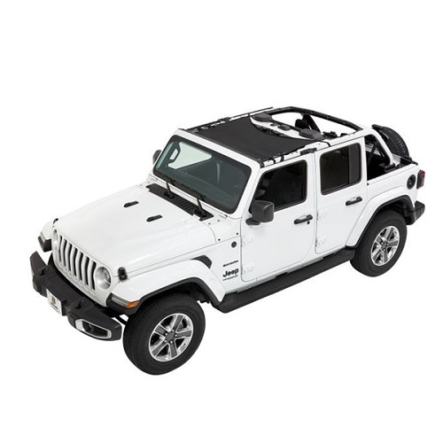 Jeep Wrangler JL Gladiator JT Sun Bikini Top Sonnenschutz Targa Style Mesh Bestop 18-