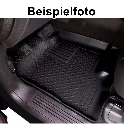 Jeep Cherokee XJ 2er Set Fussmatten Gummimatten vorne Schwarz Classic Style Husky Liners 84-01