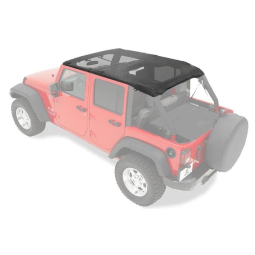 Jeep Wrangler JK 4türer Safari Bikini Top Cable-Style Mesh Bestop 10-18