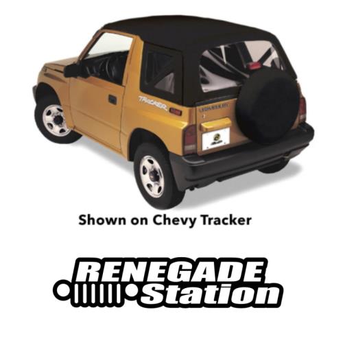 Suzuki Vitara Chevrolet Tracker Verdeck Ersatz Verdeckhülle Schwarz Crush Bestop 99-03