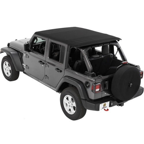 Jeep Wrangler JL 4türer Trektop NX Verdeck Softtop Bestop Black Twill Bestop 18-