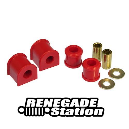 Jeep Wrangler JK Polyurethan Stabigummi Set Stabibuchsen hinten rot Ø 19mm Prothane 07-18