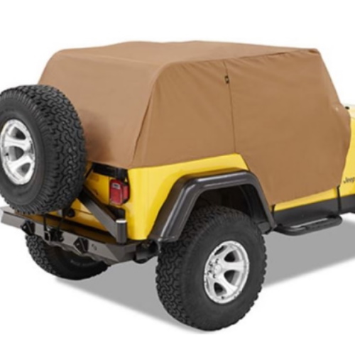 Jeep Wrangler TJ All Weather Trail Cover Regenschutz Abdeckung Braun Bestop 96-06