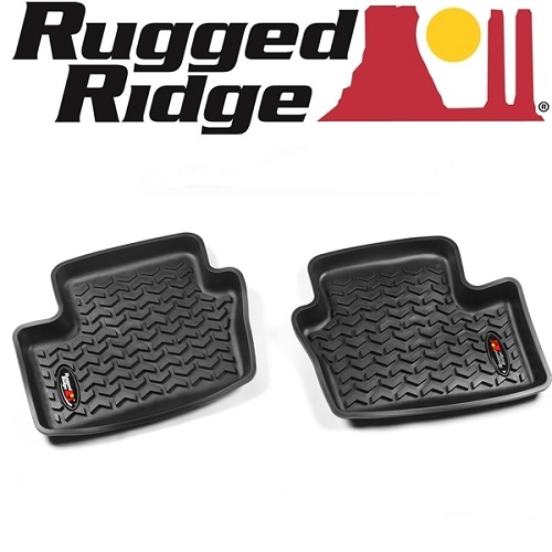 Jeep Compass Patriot MK Set Fussmatten Fußmatten Fußraumwannen hinten All Terrain Rugged Ridge 07-16