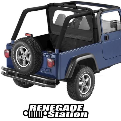 Jeep Wrangler TJ Windschott Windjammer Black Diamond Bestop 03-06
