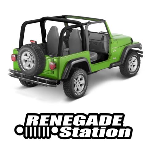 Jeep Wrangler TJ Überrollbügel Polster Bezug Black Diamond Bestop 03-06