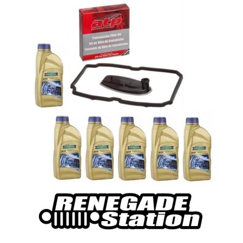 Jeep Grand Cherokee WH WK Automatikgetriebefilter Getriebefilter Set inkl. 6ltr. ATF+4 Getriebeöl NAG1 W5A580 Automatikgetriebe 05-10