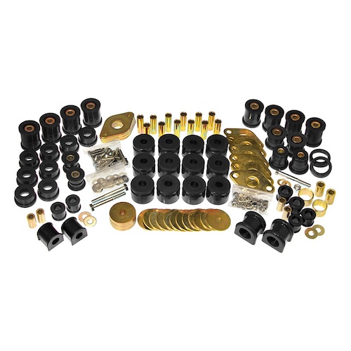 Jeep Wrangler JK 4türer Karosseriebuchsen Fahrwerksbuchsen Komplettsatz schwarz Prothane 07-18