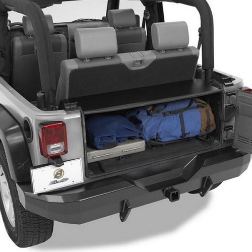 Jeep Wrangler JK Stahl Staubox Instatrunk im Kofferraum Bestop 11-18