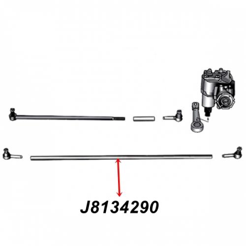Jeep CJ CJ7 CJ8 Spurstangenrohr inkl. Schellen breite Achse LHD 82-86