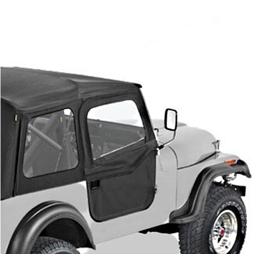 Jeep CJ CJ7 teilbare 2teilige Türen Supertop Doors Black Crush Bestop 76-80