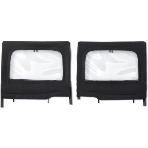 Jeep Wrangler TJ Set Aufsteckfenster für Halbtüren Black Diamond Bestop 96-06